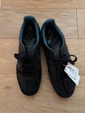 adidas Women’s Samba OG Black Sneakers with Subtle Teal Lining